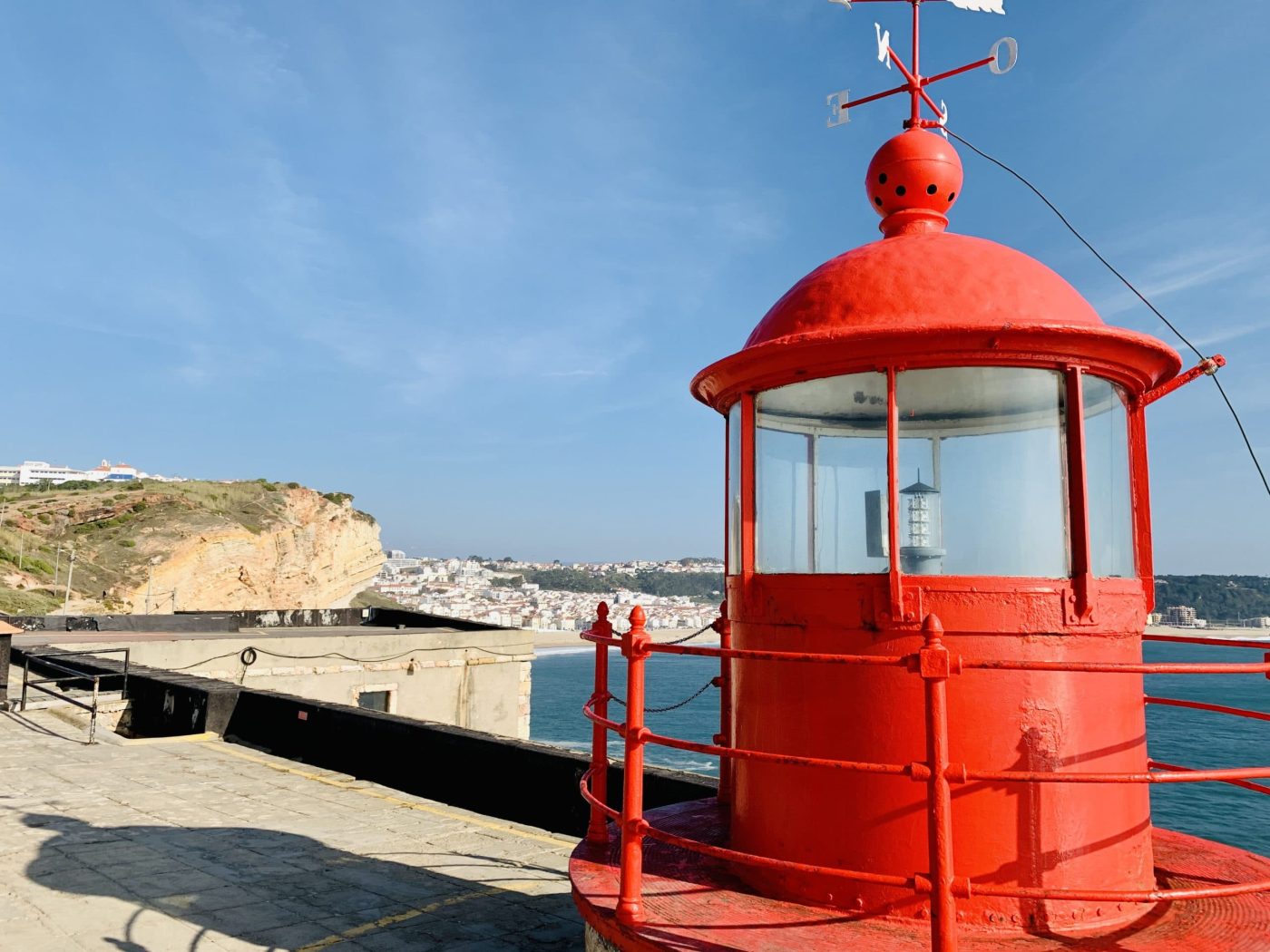 A costa da Nazaré, Portugal